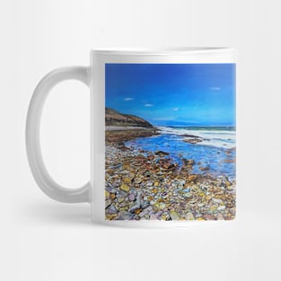 Waves over Marino Rocks Mug